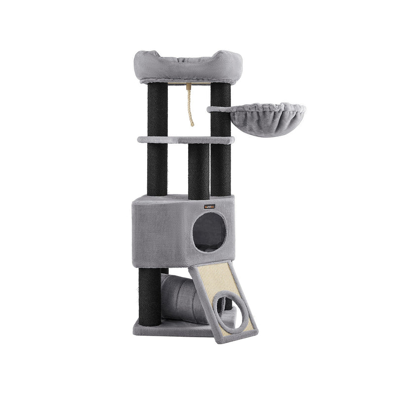 Arranhador 141cm Cinza com Postes Reforçados