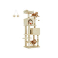 Arranhador de Pelúcia Premium com 5 Postes de Sisal